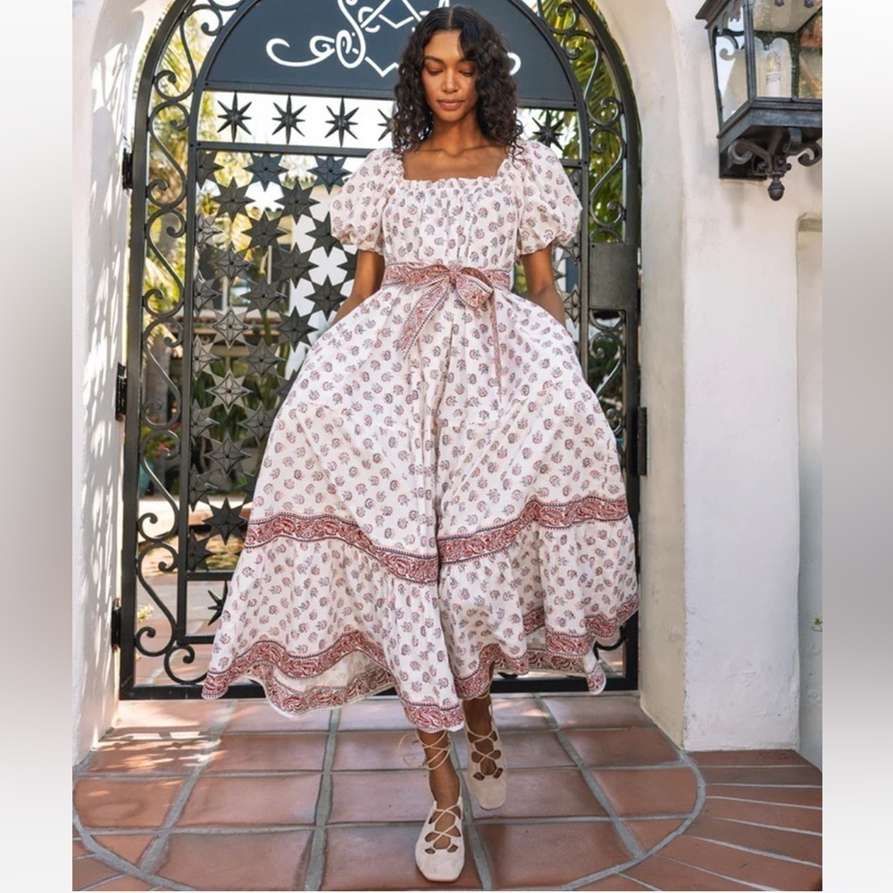 NEW Cleobella Elisa Midi Dress Belize Blossom S